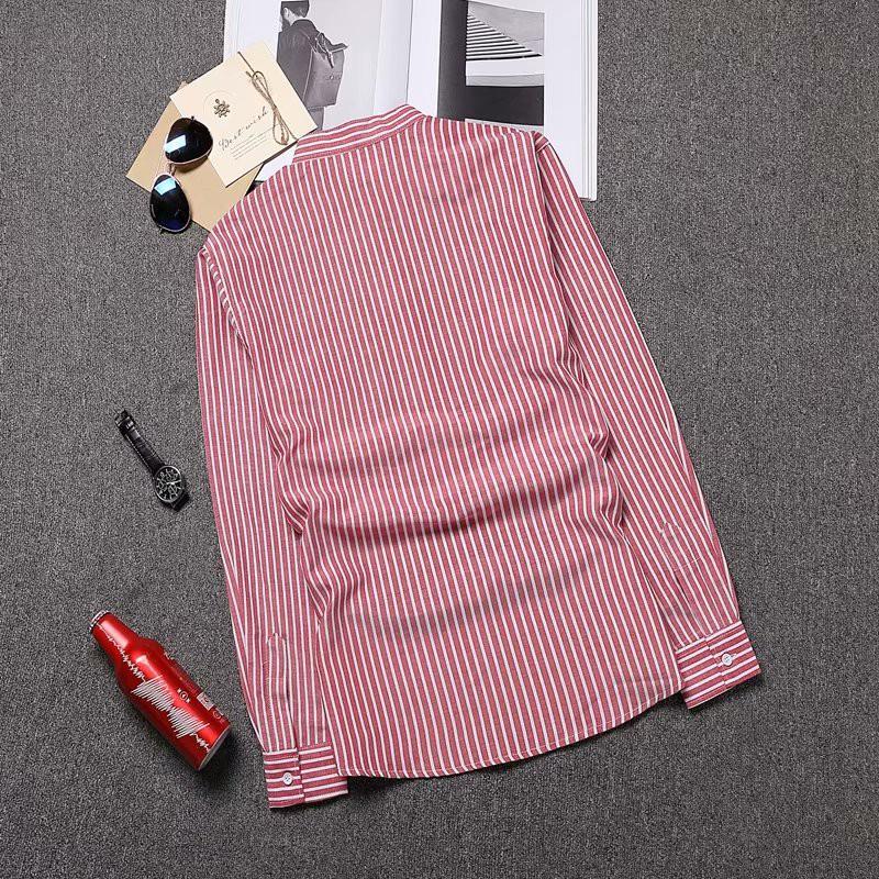 Áo thun dài tay họa tiết sọc ngang thời trang dành cho nam