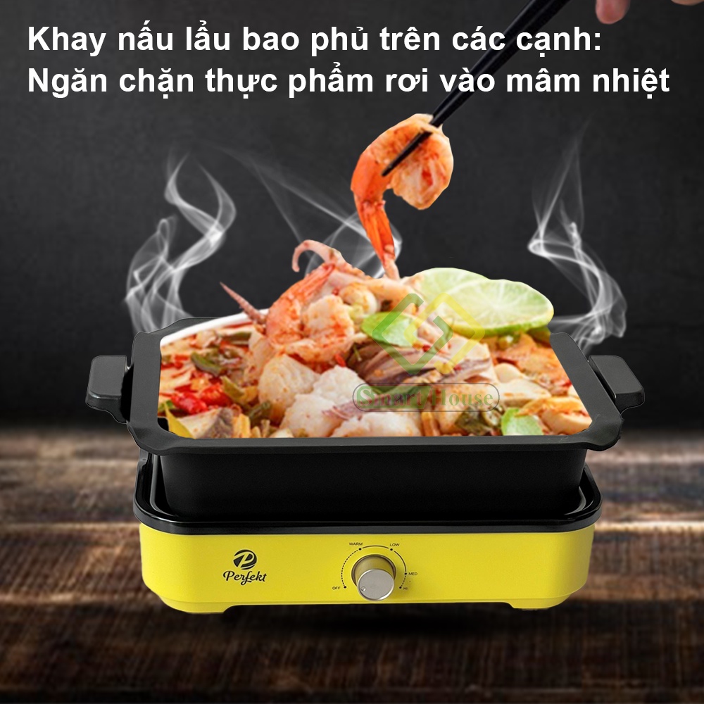 Nồi Điện Đa Năng 3in1 Perfekt PE0220 Hàng Chính Hãng