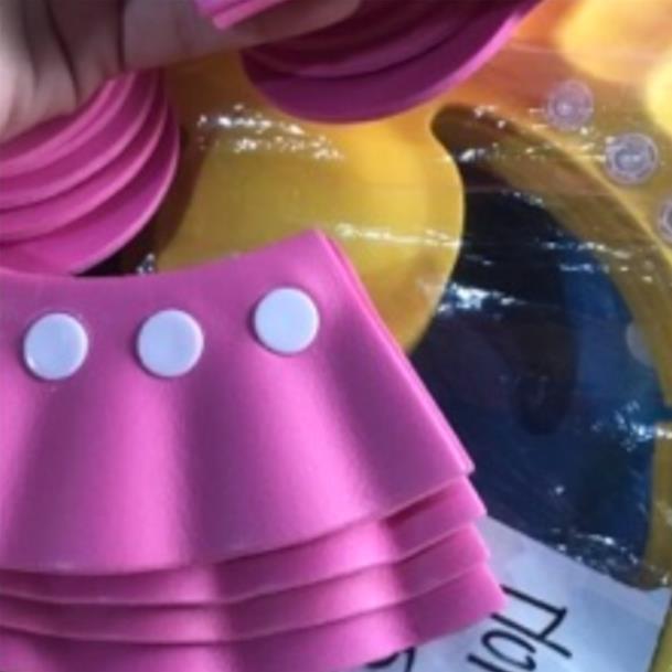 Mũ tắm cho bé - Nón Tắm chắn nước có vành che tai cho bé Duashop