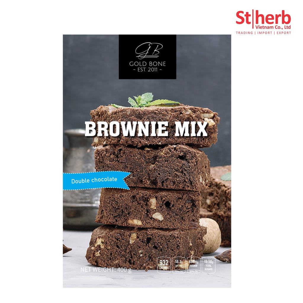 BỘT LÀM BÁNH BROWNIE TRỘN SẴN GOLD BONE 400G