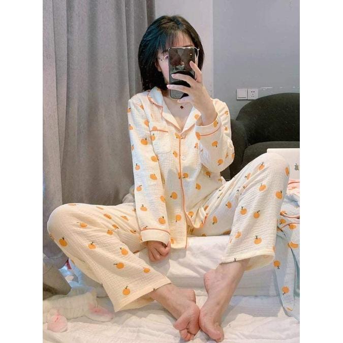 Bộ piijama mặc nhà free size giá siêu rẻ