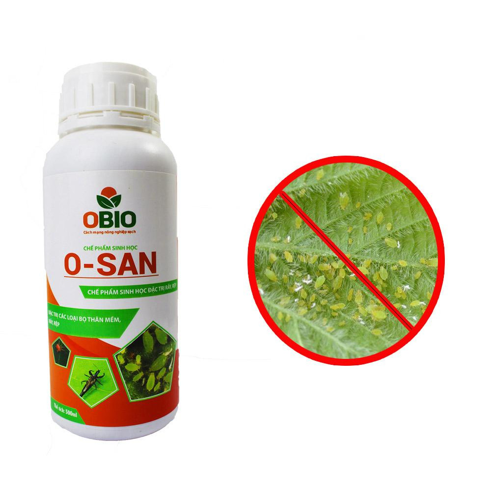 Chế Phẩm Sinh Học O-San Đặc Trị Các loại Bọ Thân Mềm, Rầy Rệt Chai 500ml