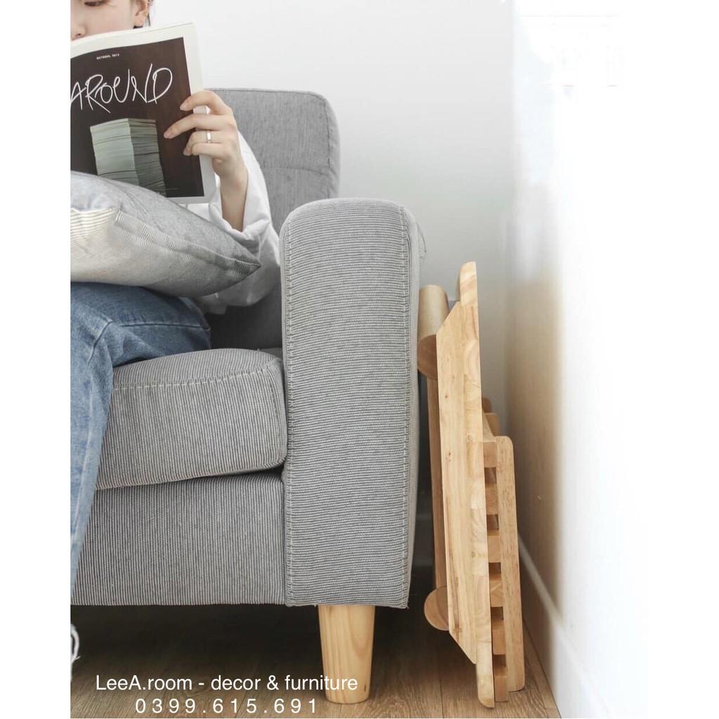 BÀN SOFA NGỒI BỆT, BÀN TRÀ HÌNH CHỮ NHẬT KIỂU HÀN QUỐC