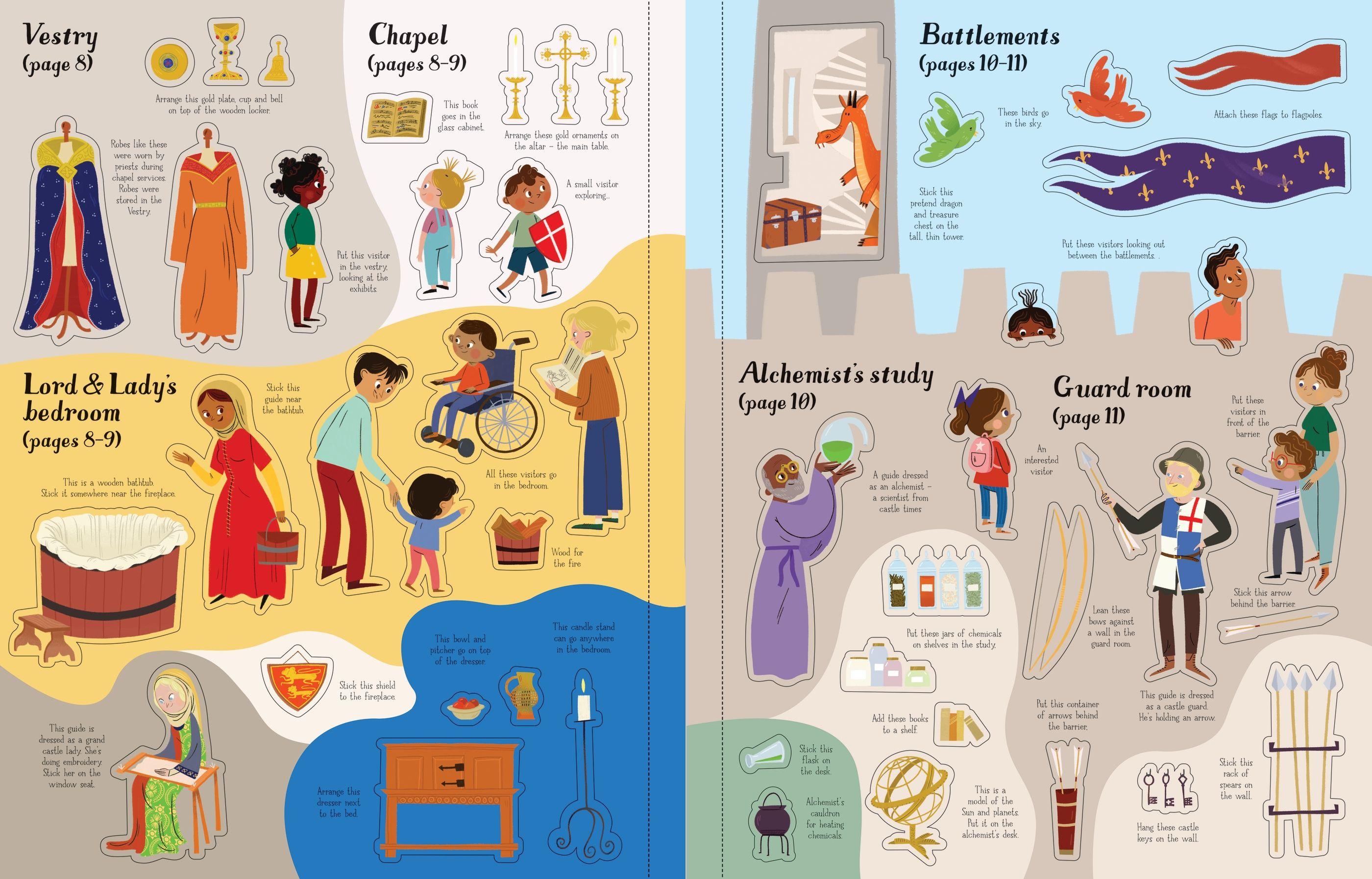 Castle Sticker Book