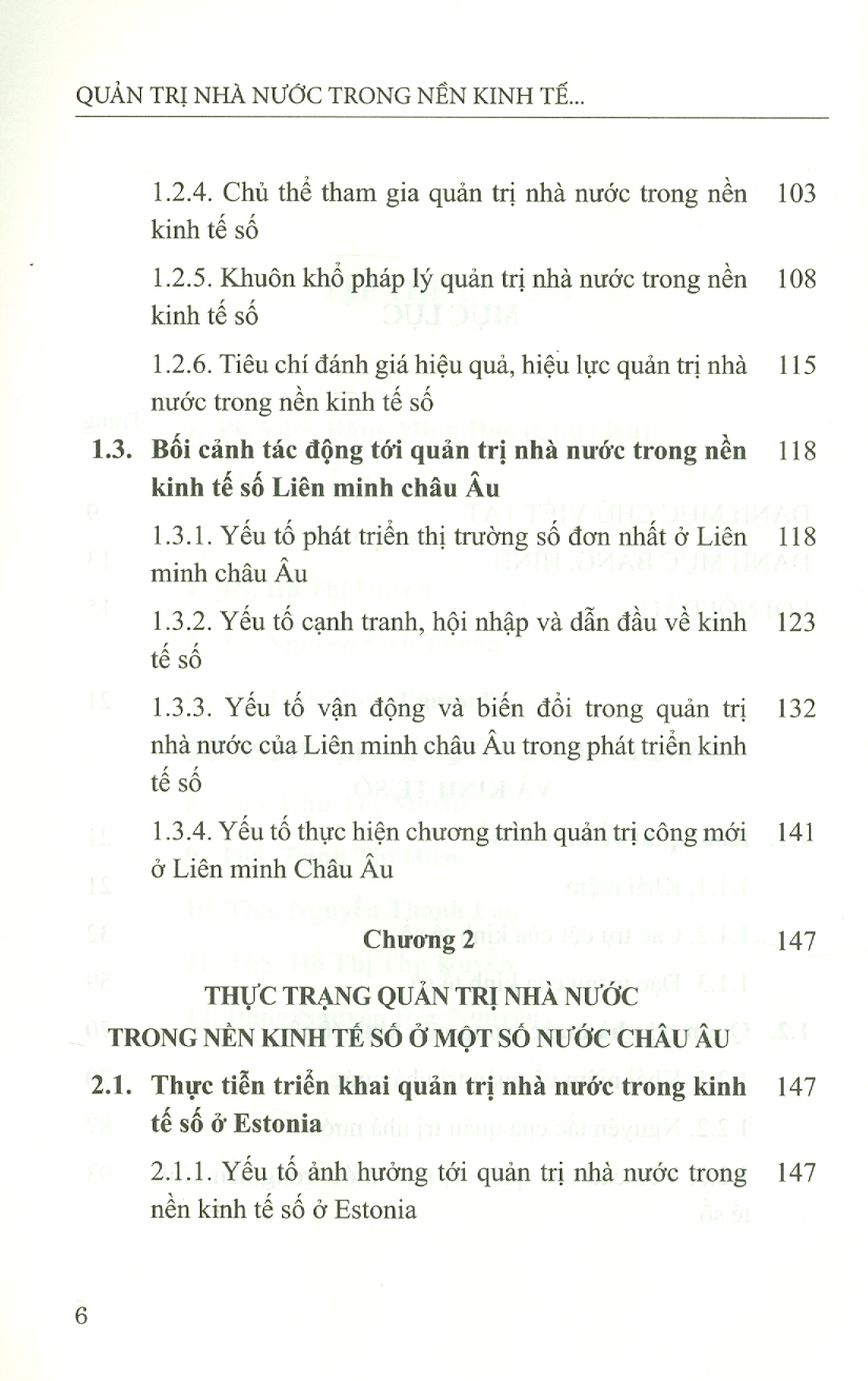 Quản Trị Nhà Nước Trong Nền Kinh Tế Số Ở Một Số Nước Châu Âu (Sách chuyên khảo) - Viện Nghiên Cứu Châu Âu - PGS.TS. Đặng Minh Phúc (Chủ biên)