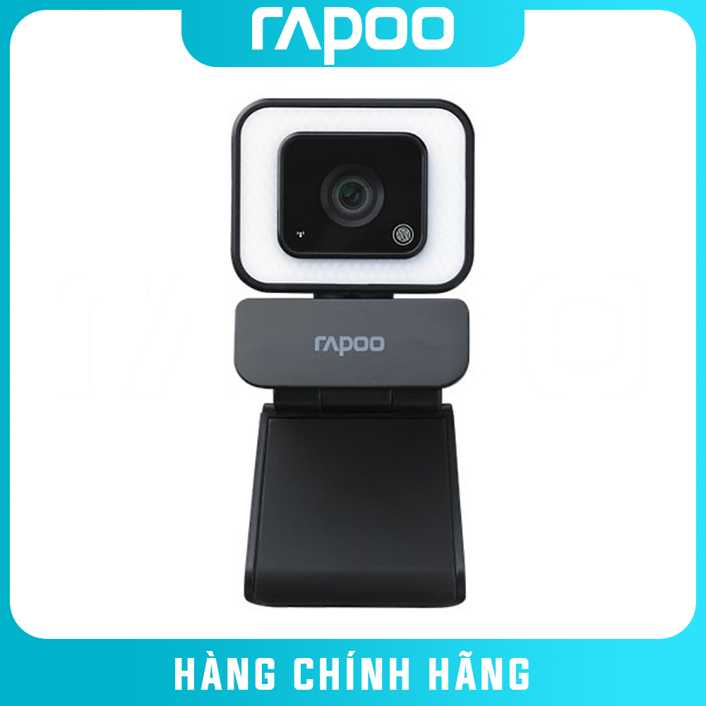 Webcam FullHD 1080p Micro Khử Ồn Kép, Tích Hợp Đèn Led RAPOO C270L - Hàng Chính Hãng