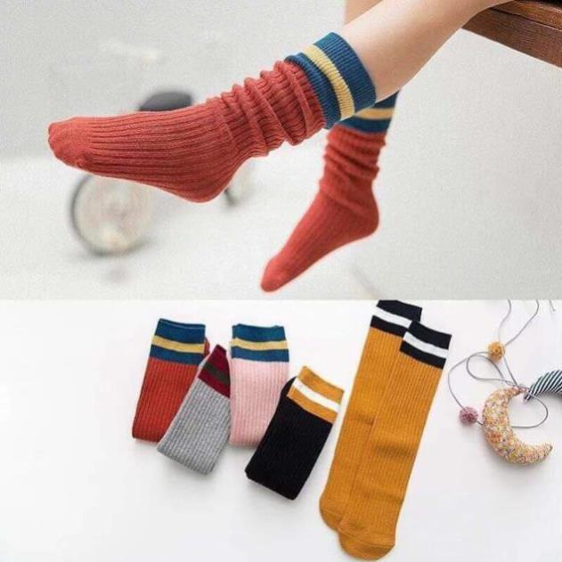 Tất đùi gối siêu hót, phong cách Hàn Quốc cho bé set 10 đôi