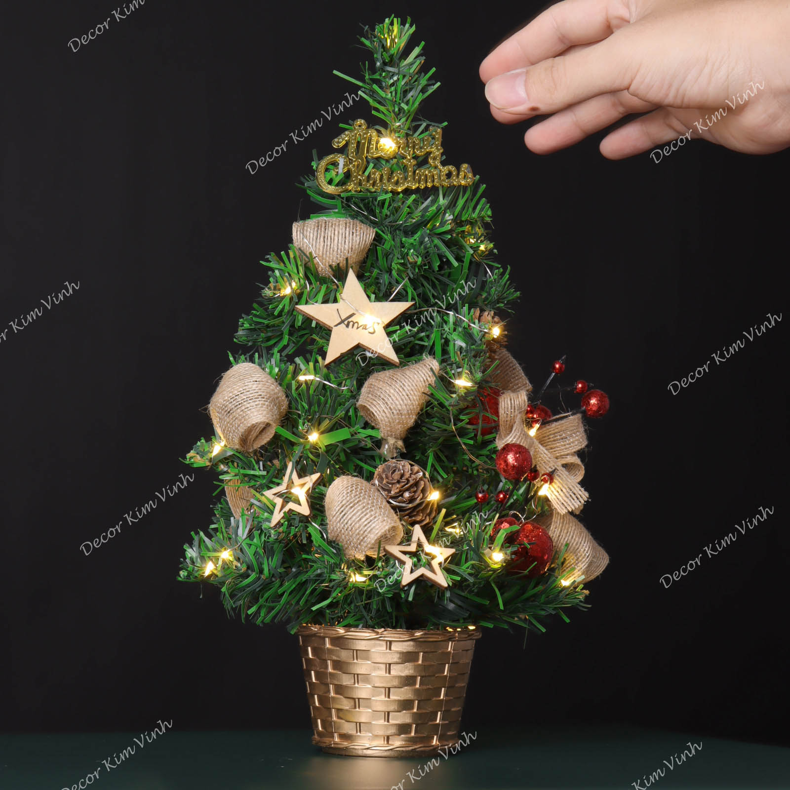Cây Thông Nhí 3TN01 Cây Thông 30cm Trang Trí Giáng Sinh Cây Thông Noel
