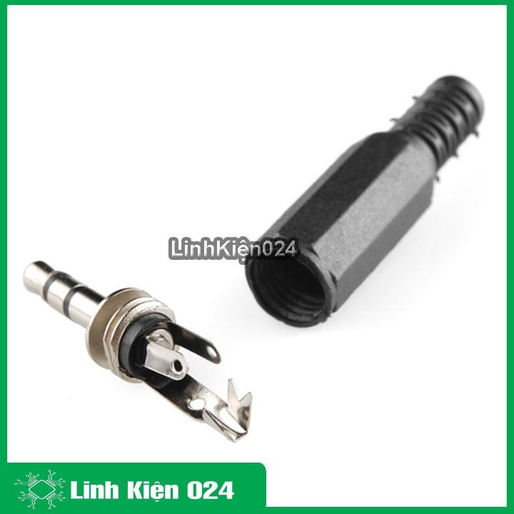 Jack Audio 3.5 Nhựa Đực 1 Chiếc 3 Nấc, 4 Nấc