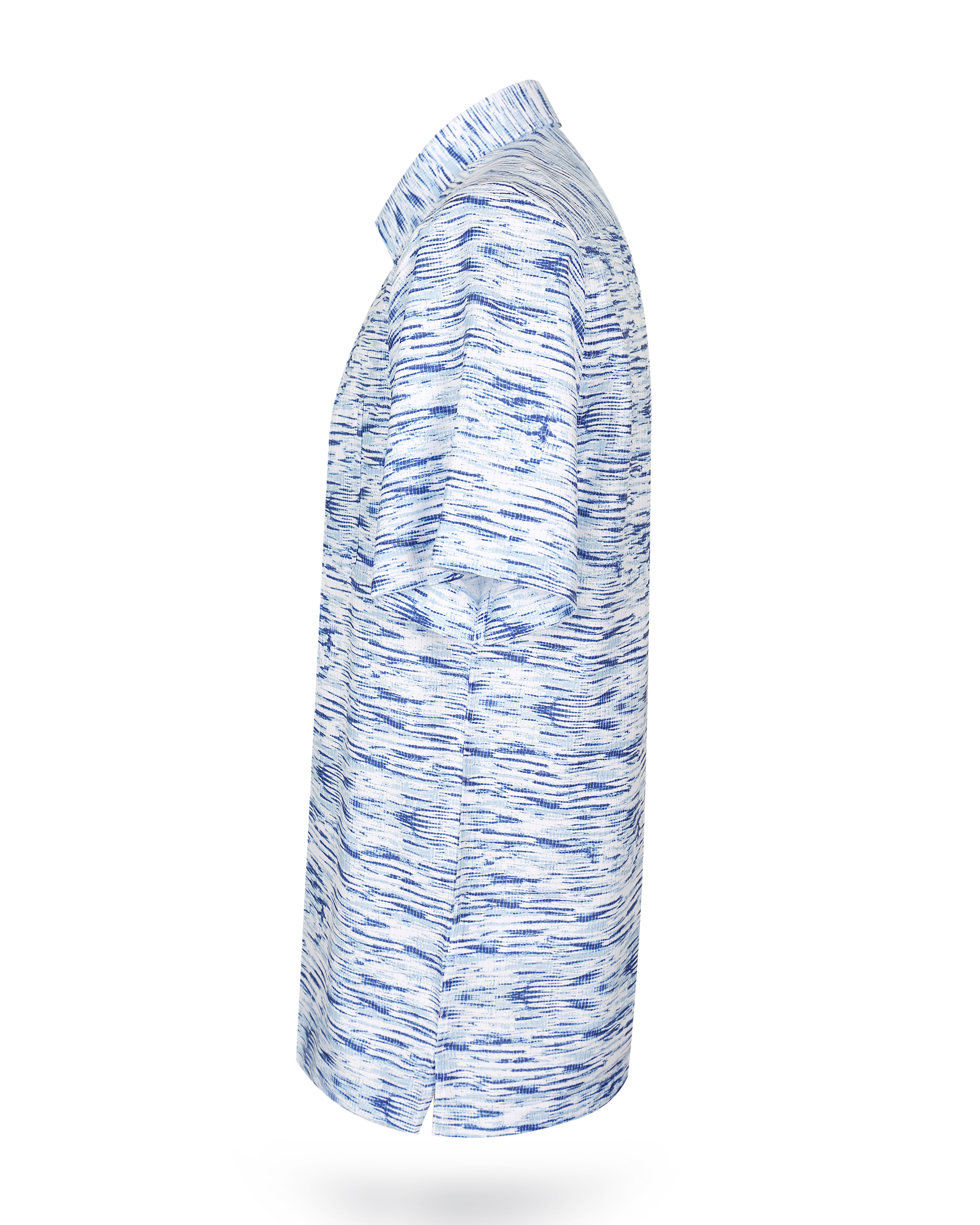 Áo sơ mi nam tay ngắn form suông vạt ngang Khatoco A1MN538T2-CNIN340-2504-N-CÔNG NGHỆ NANO MỚI