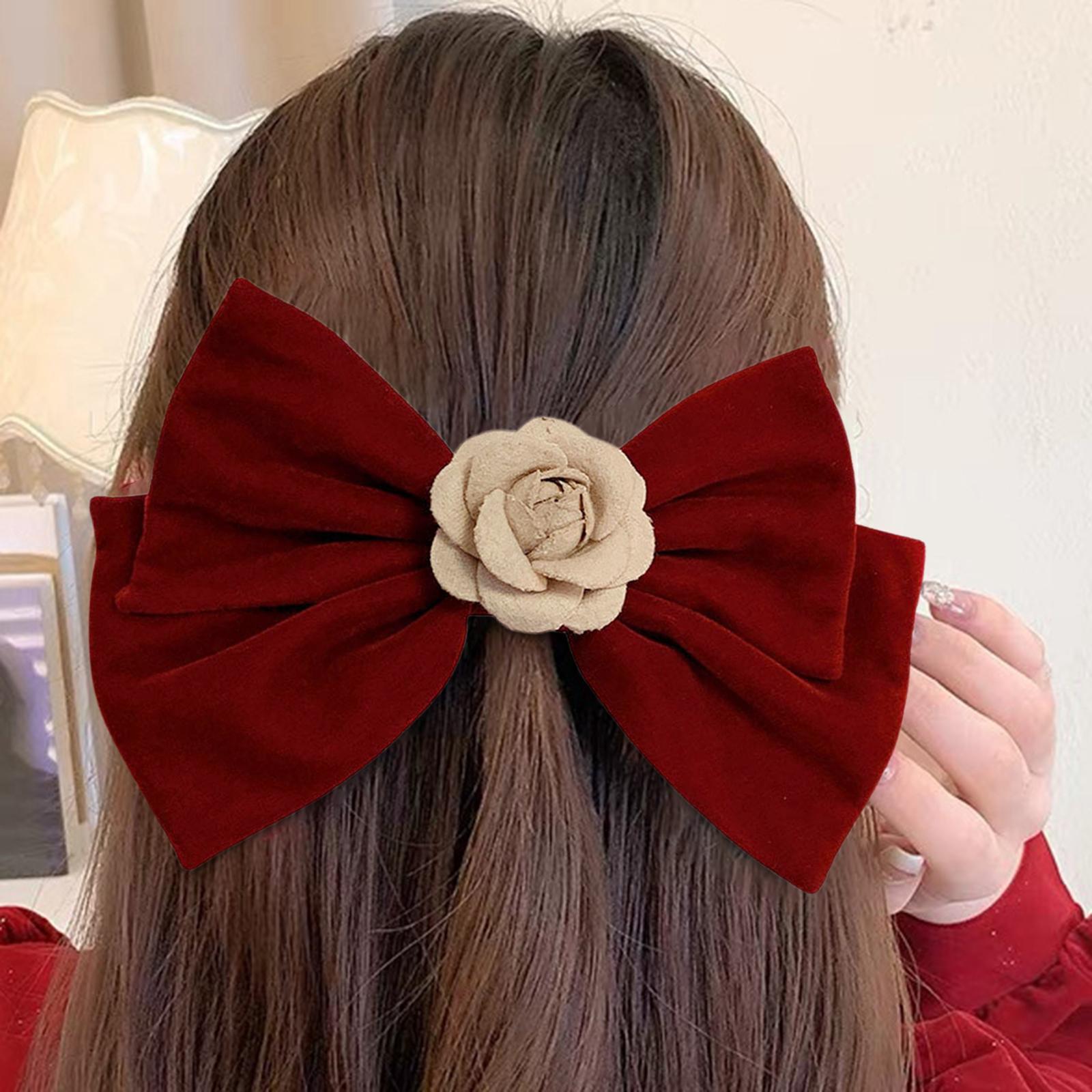 Hair Bow Hair Clip Barrettes Women Clothing Supplies Girls Birthday