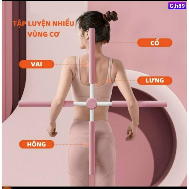 GẬY TẬP THỂ HÌNH YOGA CHỐNG GÙ LƯNG