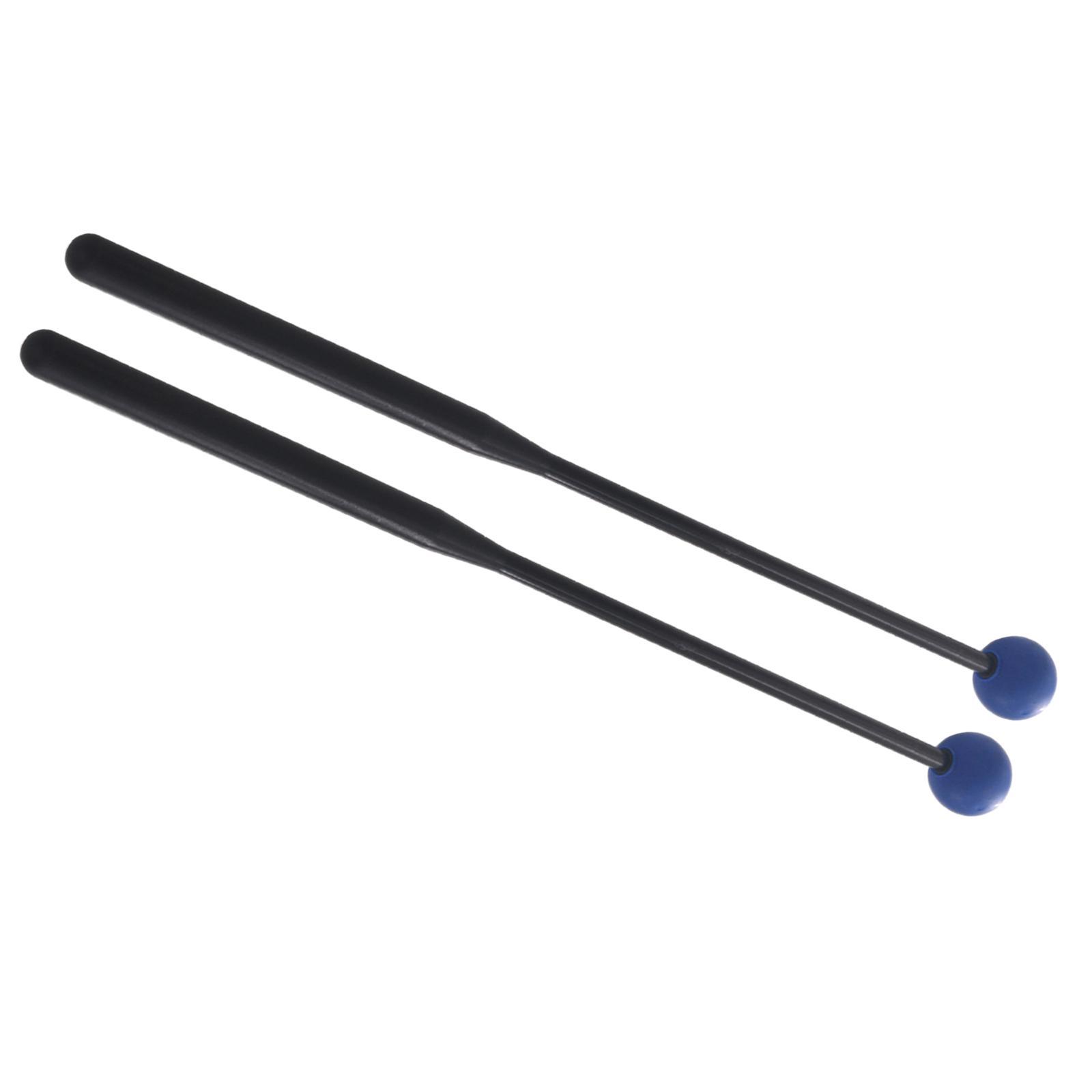 2Pcs Drum Mallet Portable Percussion Drumsticks for Yoga Timpani Performance