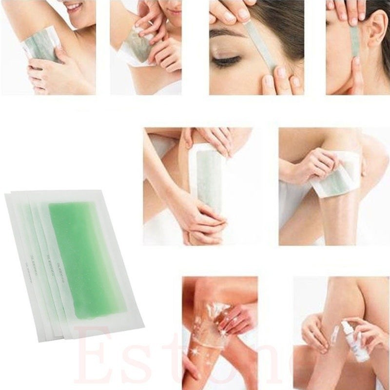 HỘP 10 MIẾNG WAX LÔNG DEPILATORY WAX RUNCAILI TẨY LÔNG VĨNH VIỄN