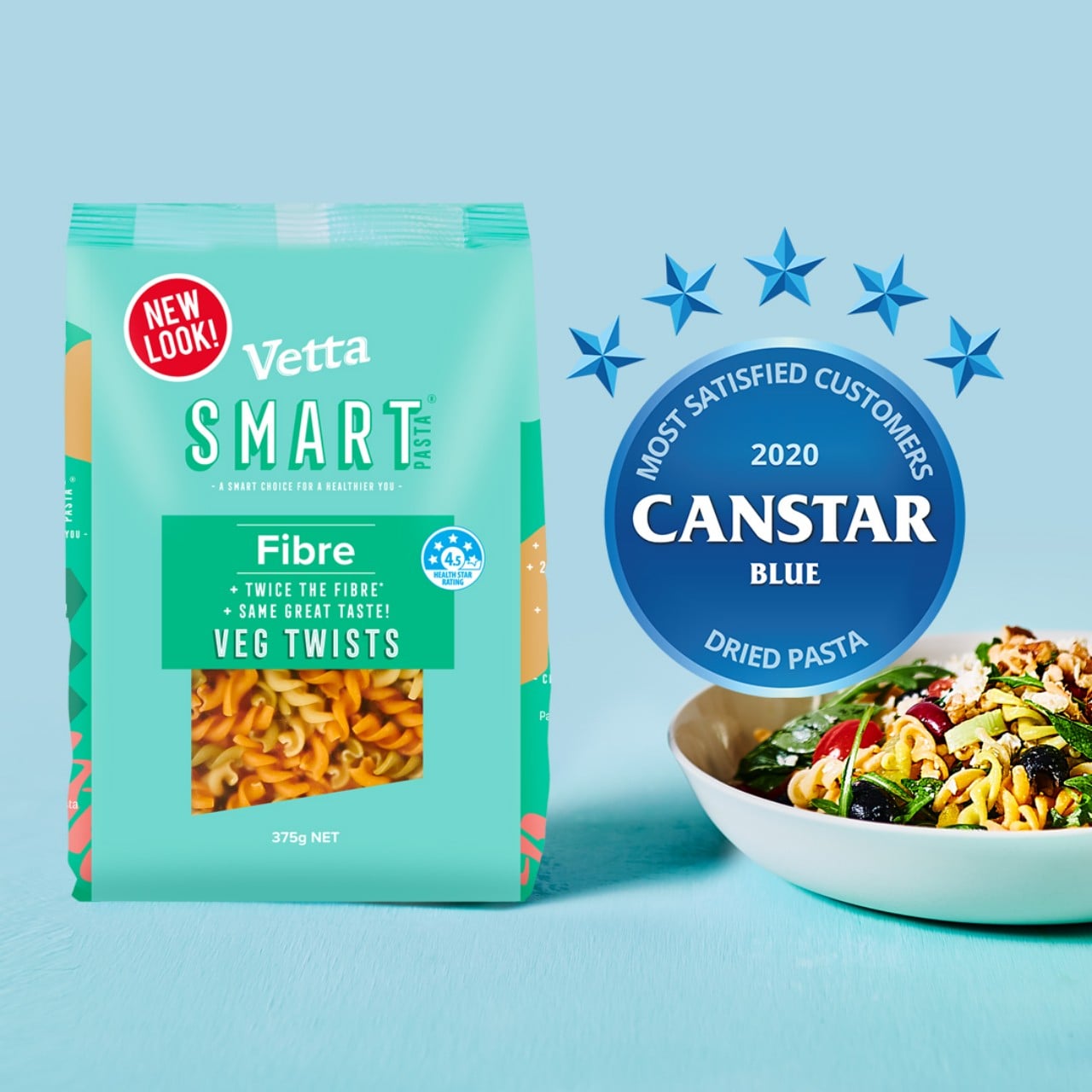 MÌ VETTA SMART PASTA RAU CỦ