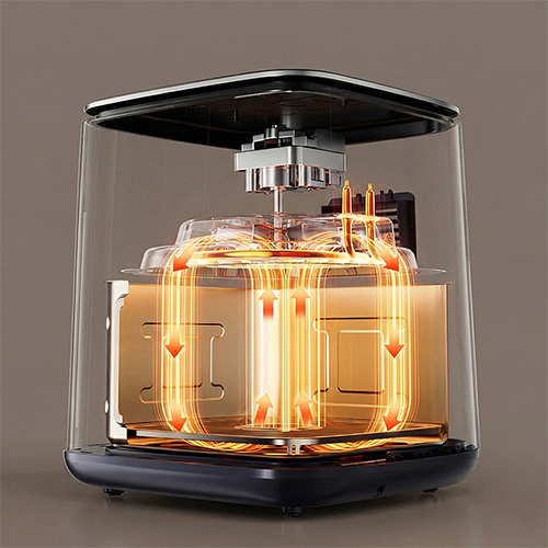 Nồi chiên không dầu Bear 6 lít AF-4H16k - Hàng chính hãng