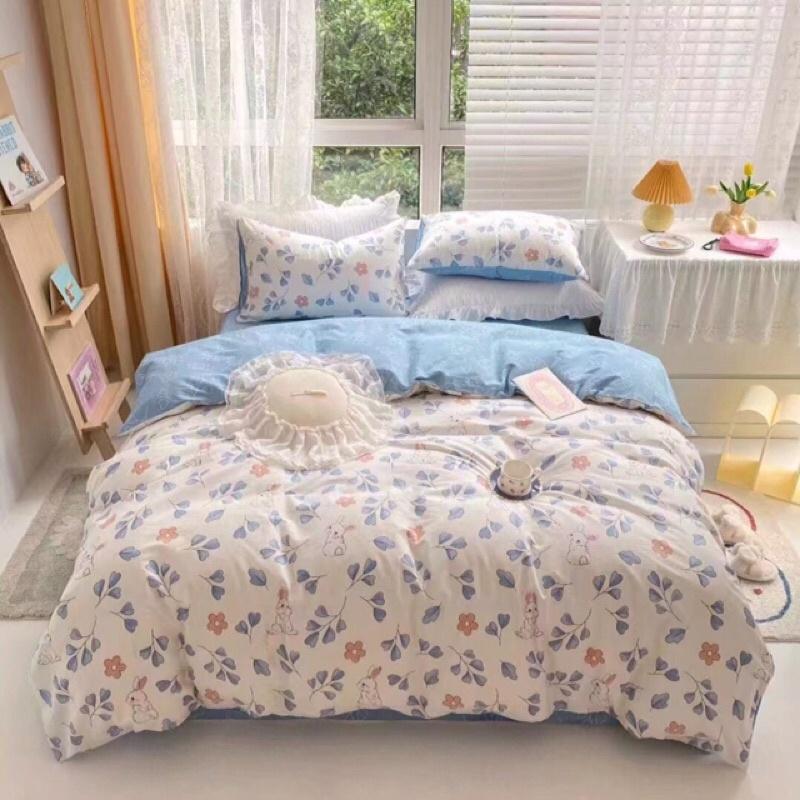 Bộ chăn ga gối Cotton Living 4 món