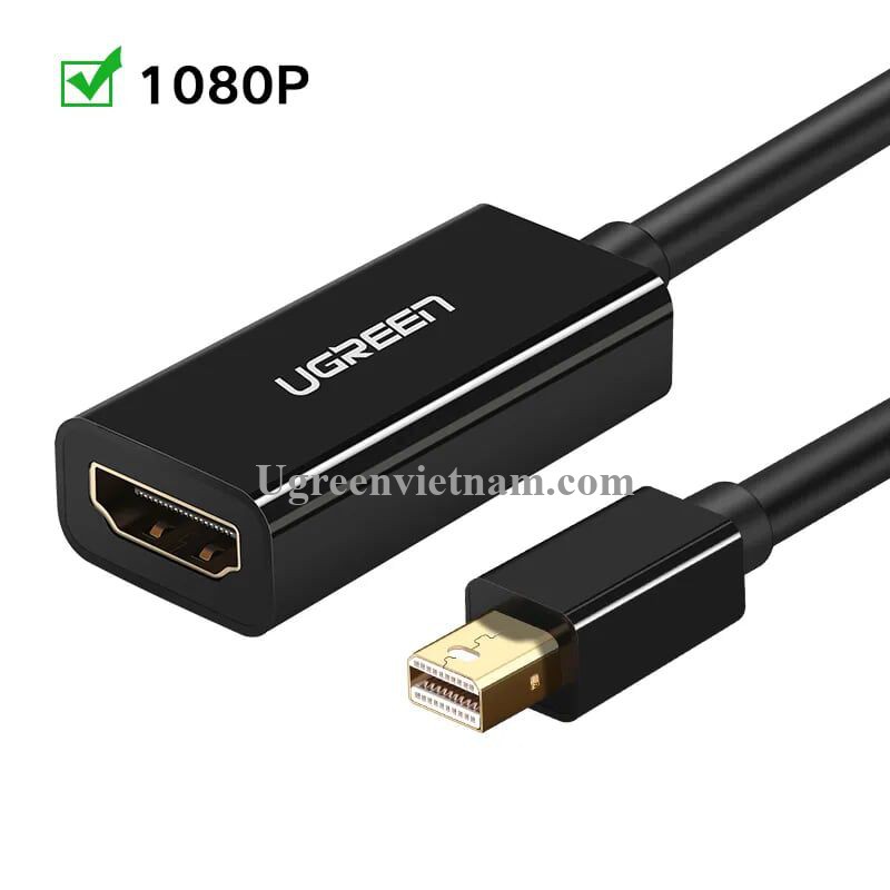 Cáp chuyển Mini Displayport sang HDMI Full HD Ugreen 10461 - Hàng Chính Hãng