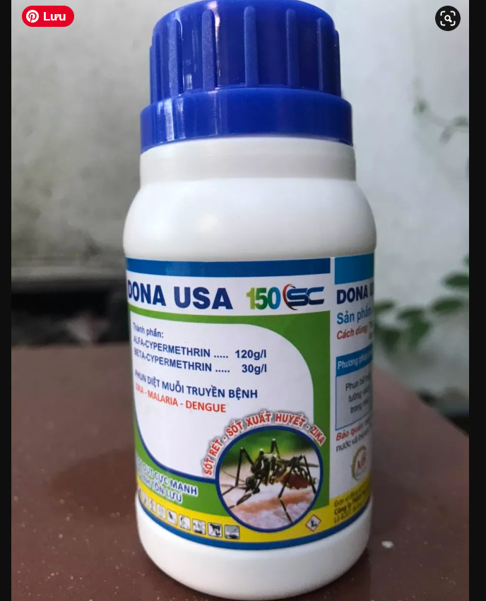 Chế phẩm thuốc diệt muỗi DONA USA