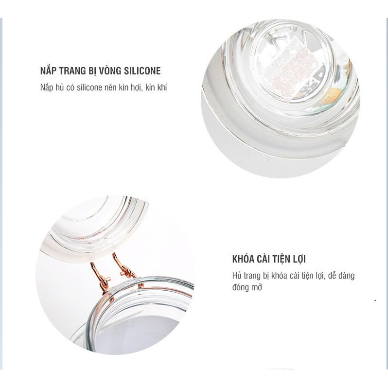 Bộ 3 hũ Lock&Lock 900ml thủy tinh đựng thực phẩm Sodalime LLG516S01 - Hàng chính hãng, nắp đậy kín hơi - JoyMall