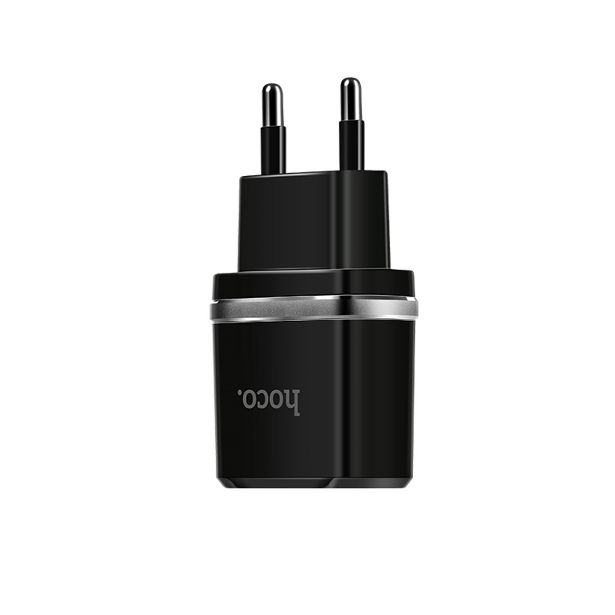 Củ Sạc Nhanh 2 Cổng USB Cao Cấp Hoco C12 2.4A  + Tặng Cáp Micro Usb - Hàng Chính Hãng