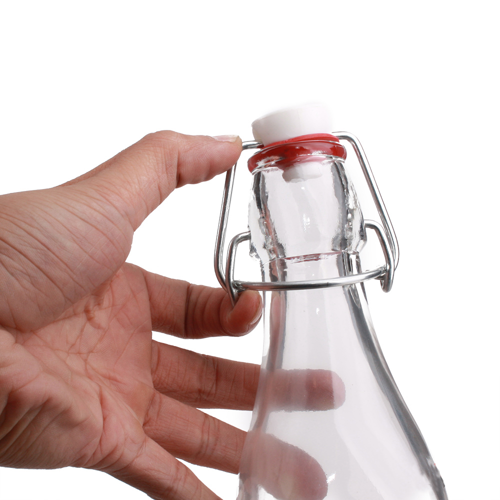 Chai thủy tinh vuông nắp cài Swing 500ml - Hàng nhập khẩu
