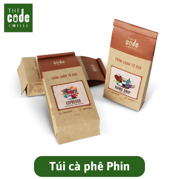 Túi cà phê Espresso 200 gram - Espresso Coffee Bag