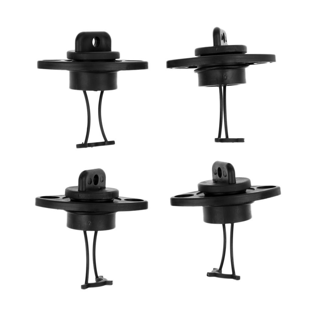 6 Pieces Durable  Kayak Canoe Boat Scupper  Screw Stopper Drain Bung Replacement