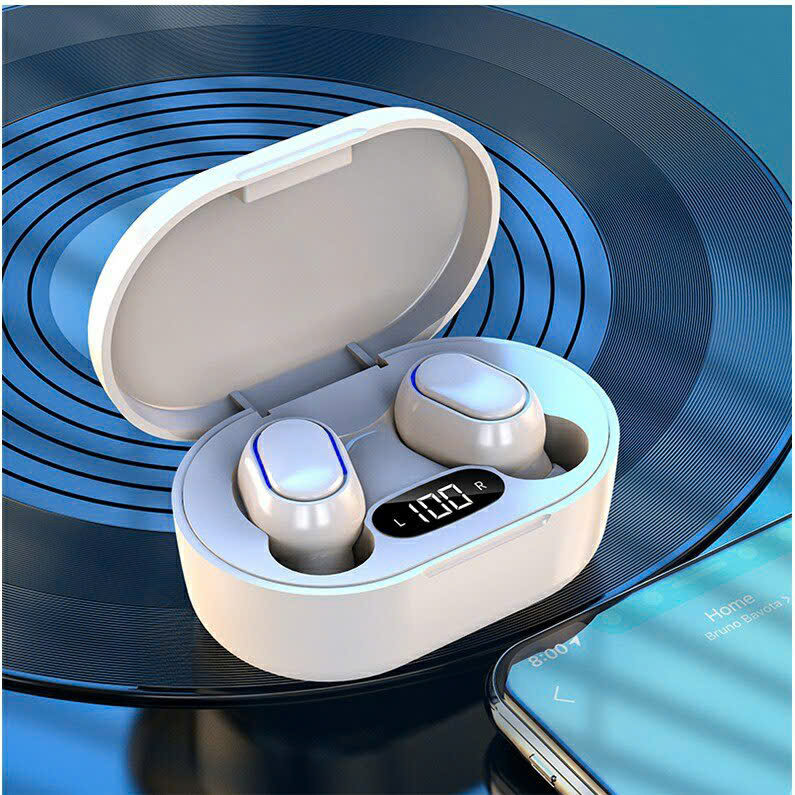 Tai nghe không dây thể thao Bluetooth 5.0 Vitog E7S Tai nghe giảm tiếng ồn thông minh, nhét tai Mini, chống nước, hàng nhập khẩu
