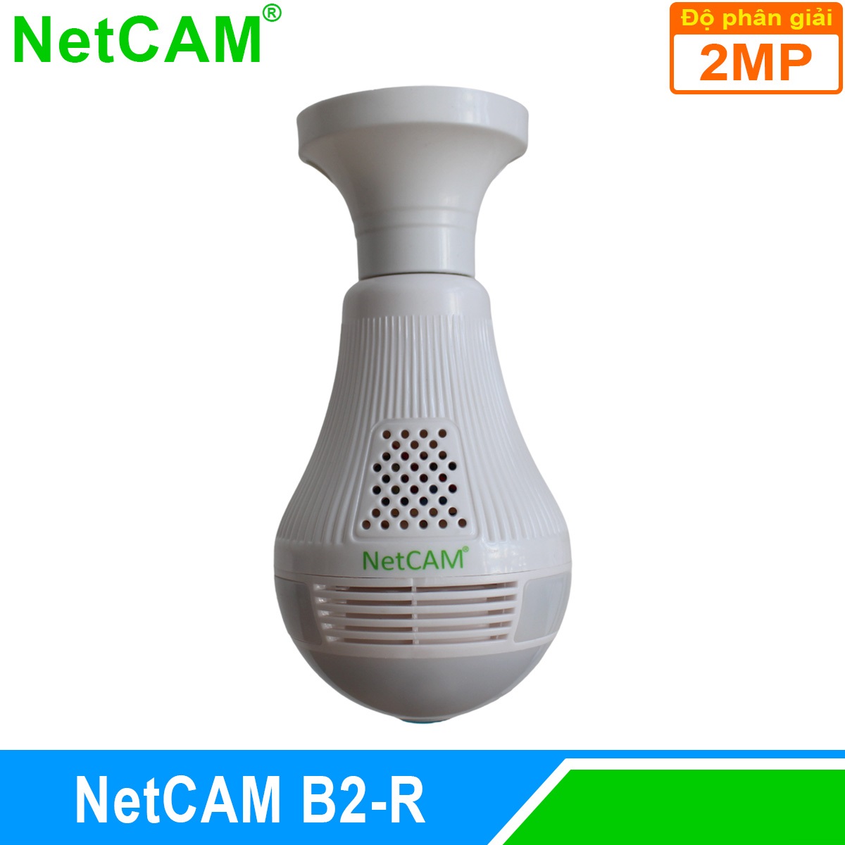 Camera IP WiFi Quan Sát Toàn Cảnh 360 độ NetCAM B2R, Độ phân giải 2.0MP - Hàng Chính Hãng