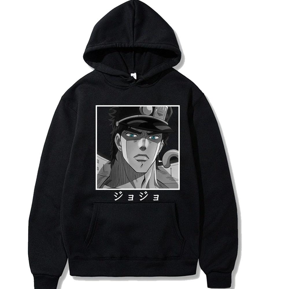 Áo Hoodie 2 màu Đen - Trắng Jotaro Kujou Joseph - Anime Jojo Bizarre Adventure Unisex AnimeWibuStore