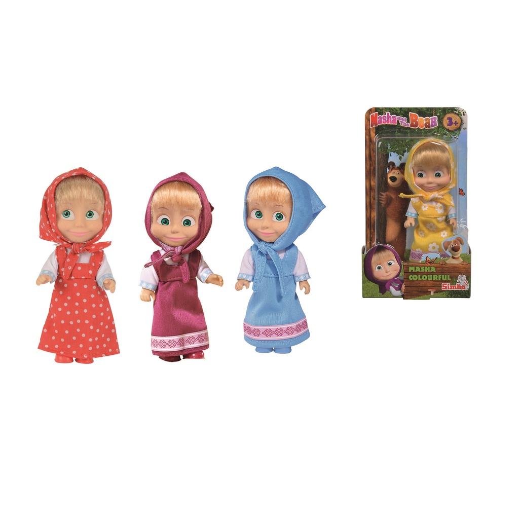 Đồ Chơi Búp Bê Màu Sắc MASHA AND THE BEAR Masha Colourful 109301678 - Giao Ngẫu Nhiên