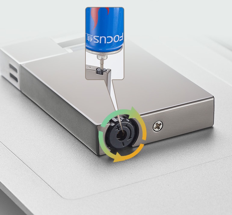 Vỏ hộp quẹt Bật lửa khò 1 tia mỏng gọn F122