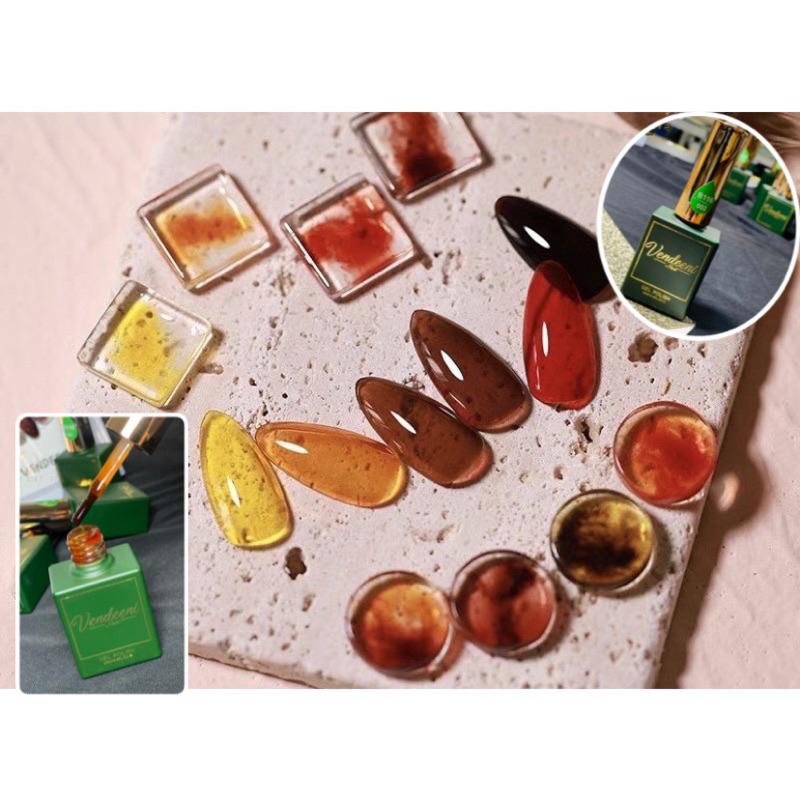 Sơn thạch hổ phách VENDEENI lẻ chai,với 6màu thạch tone hàn