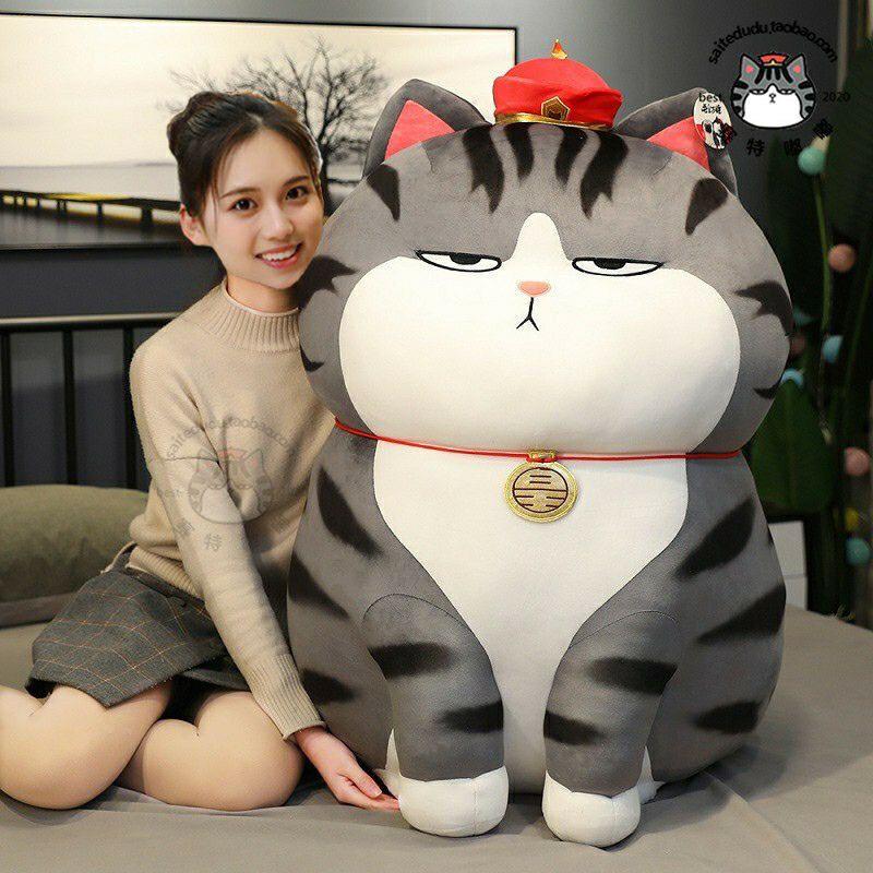 Gấu Bông Mèo Hoàng Thượng Chân Chụm Cao Cấp DEMI