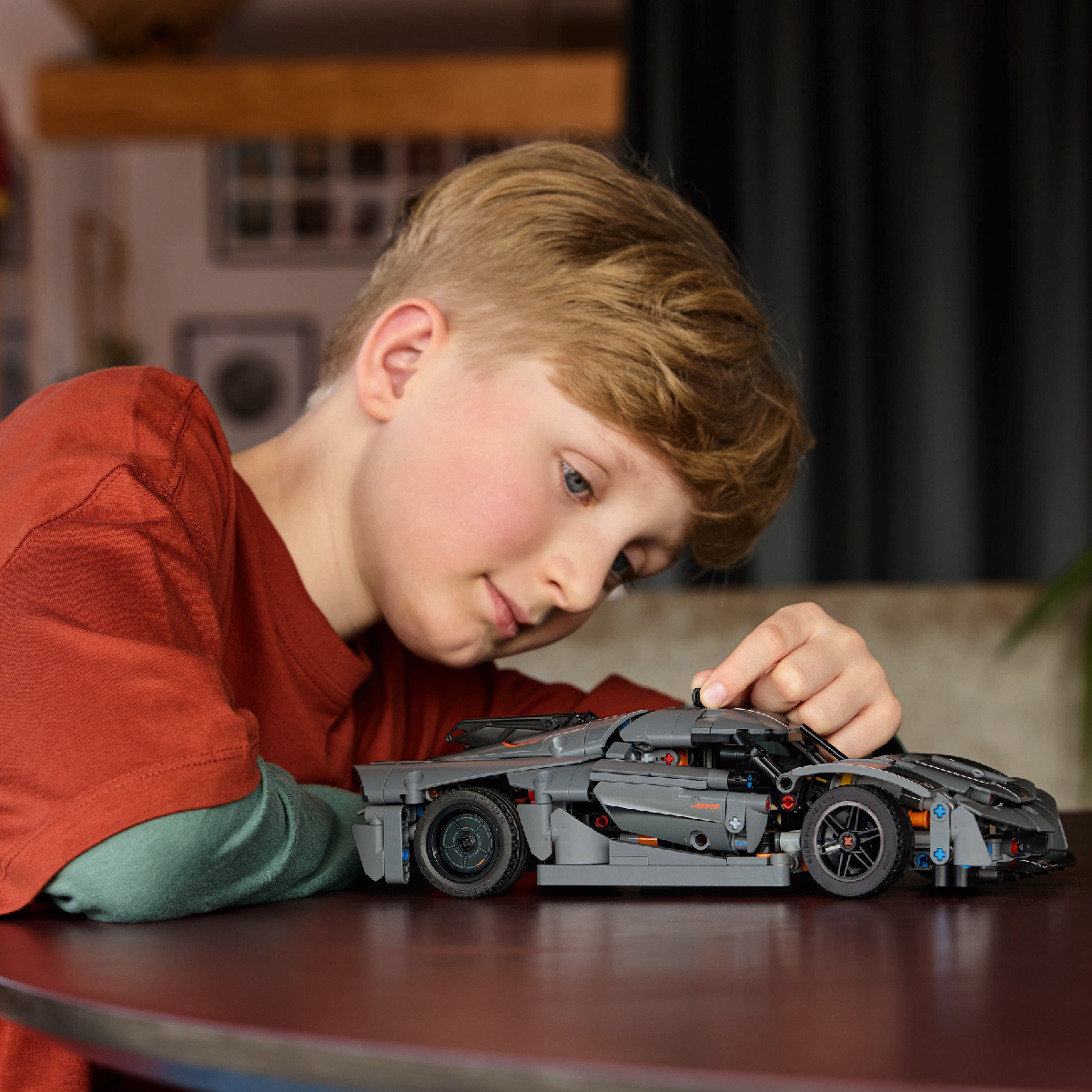 Đồ Chơi Lắp Ráp Xe Thể Thao Koenigsegg Jesko Absolut Màu Xám Lego Technic 42173 (801 Chi Tiết)