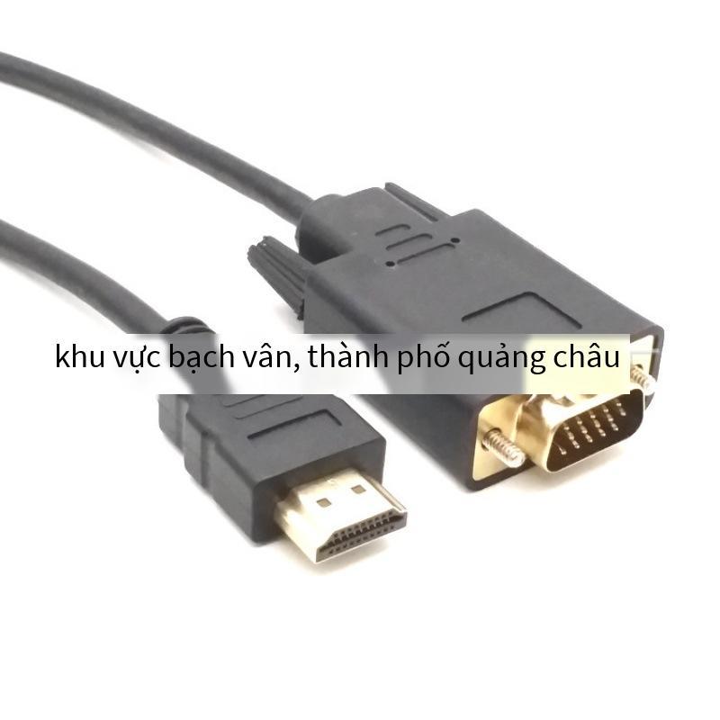 Cáp HDMI sang VGA phong cách mới nhất không có card đồ họa chuyển đổi âm thanh HD cáp hdmi sang vga giao diện máy tính xách tay