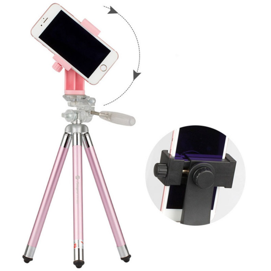 Hình ảnh Khung kẹp đỡ điện thoại xoay 360 độ cho tripod