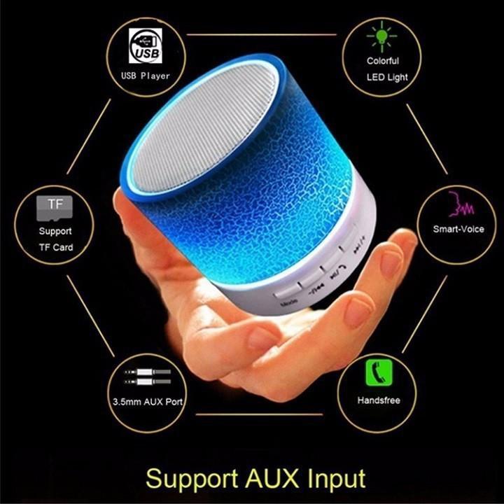 LOA BLUETOOTH HDL CÓ ĐÈN LED NHÁY THEO NHẠC