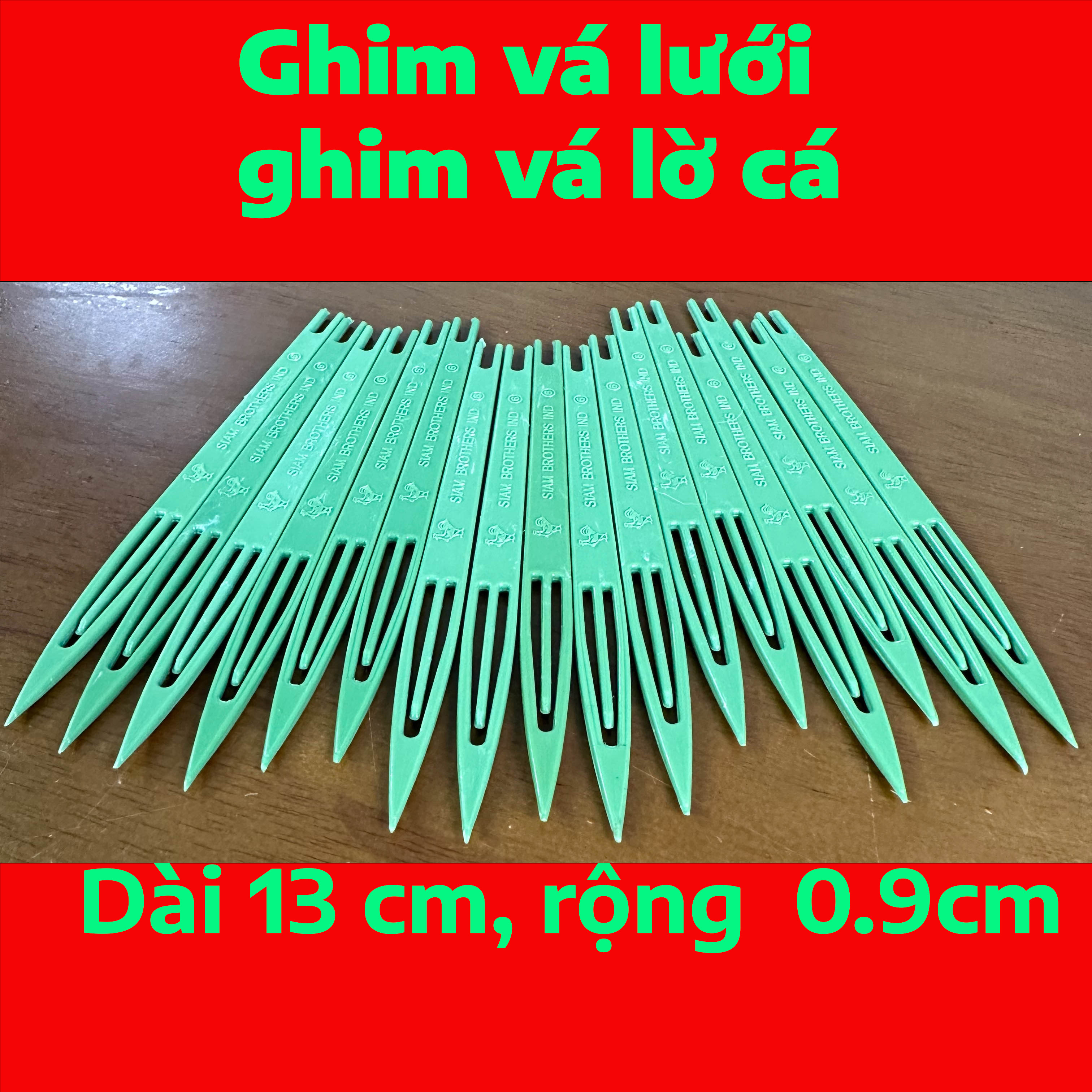 Ghim Vá Lờ Cá, Ghim Vá Lưới Đánh Cá