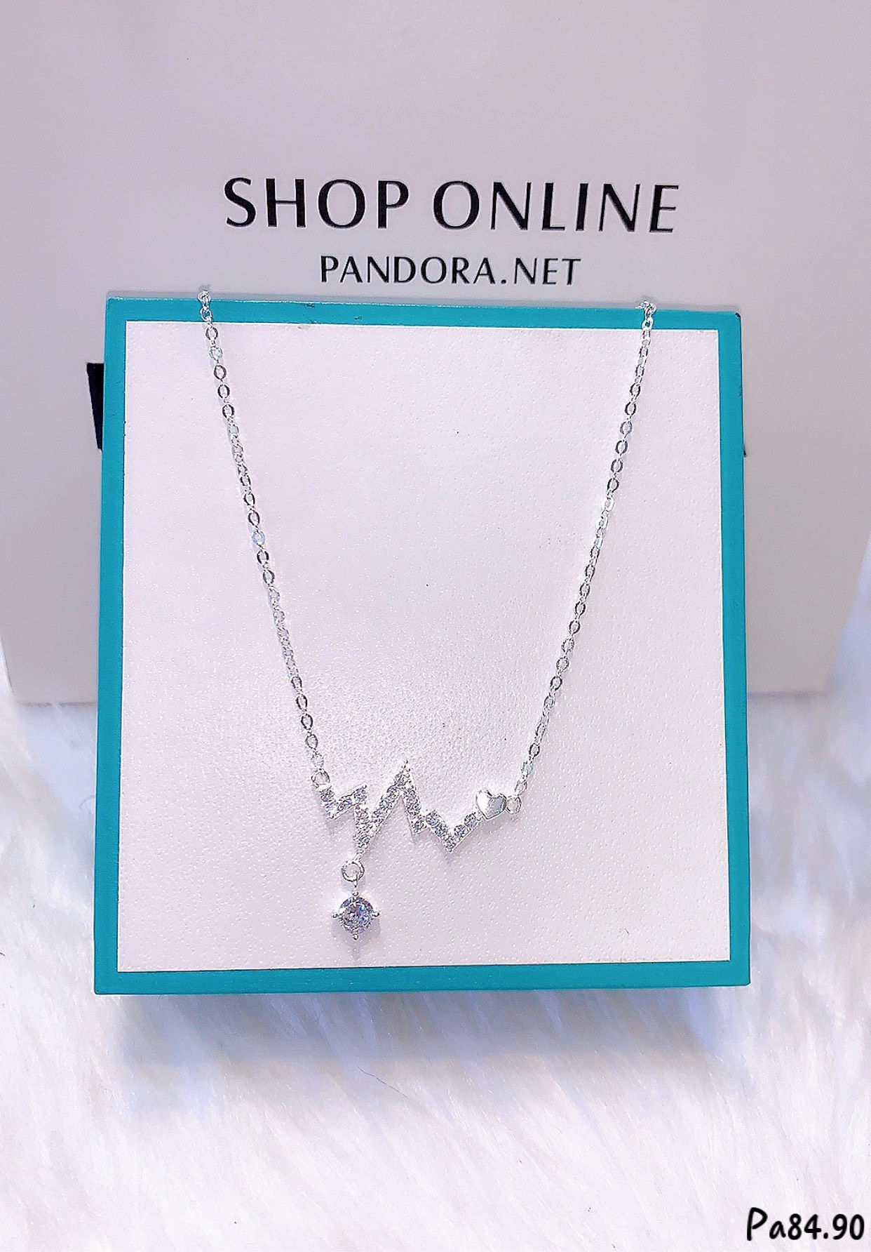 Vòng cổ bạc 925 nhịp tim