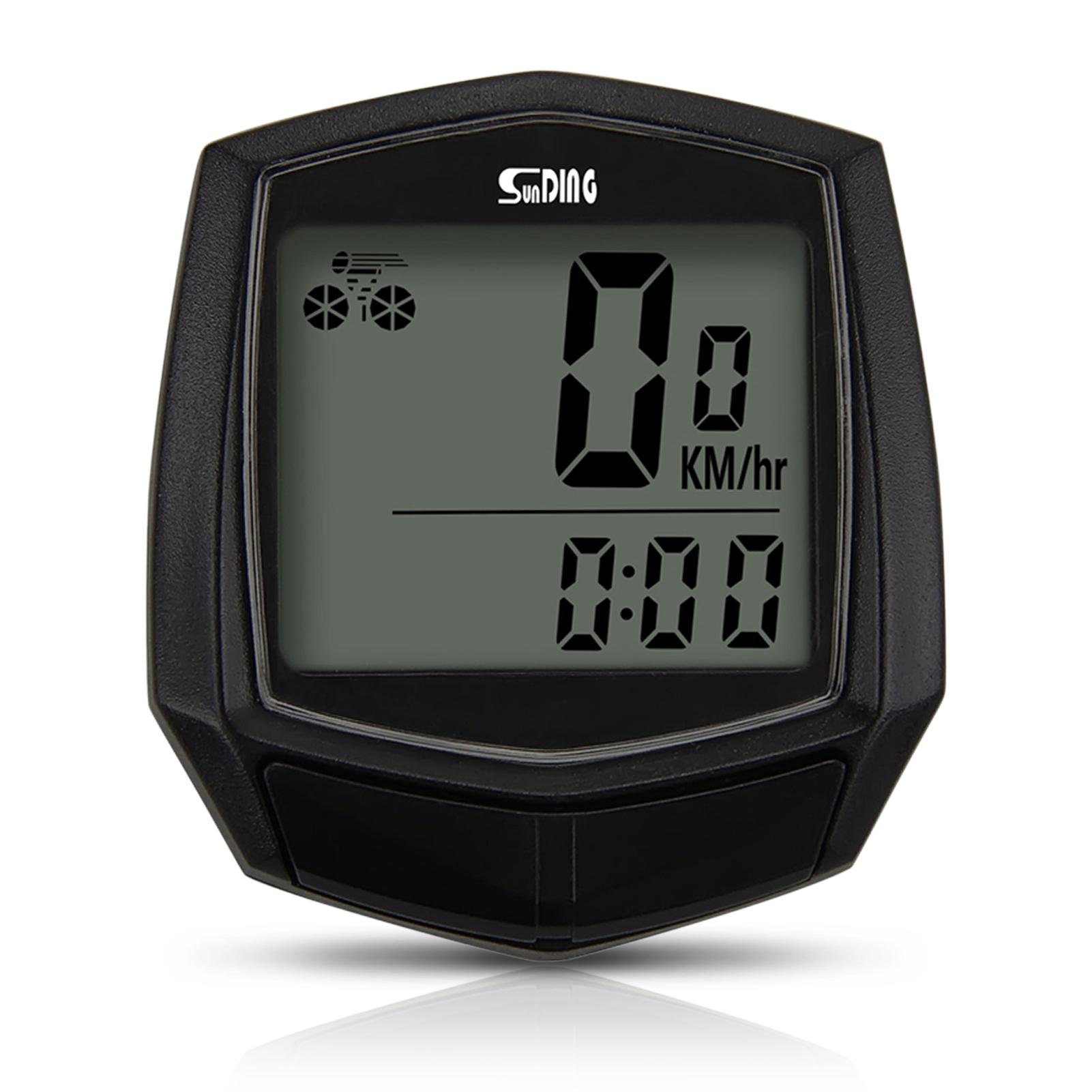 Đồng hồ đếm thời gian không dây màn hình LCD Screen Bicycle Computer