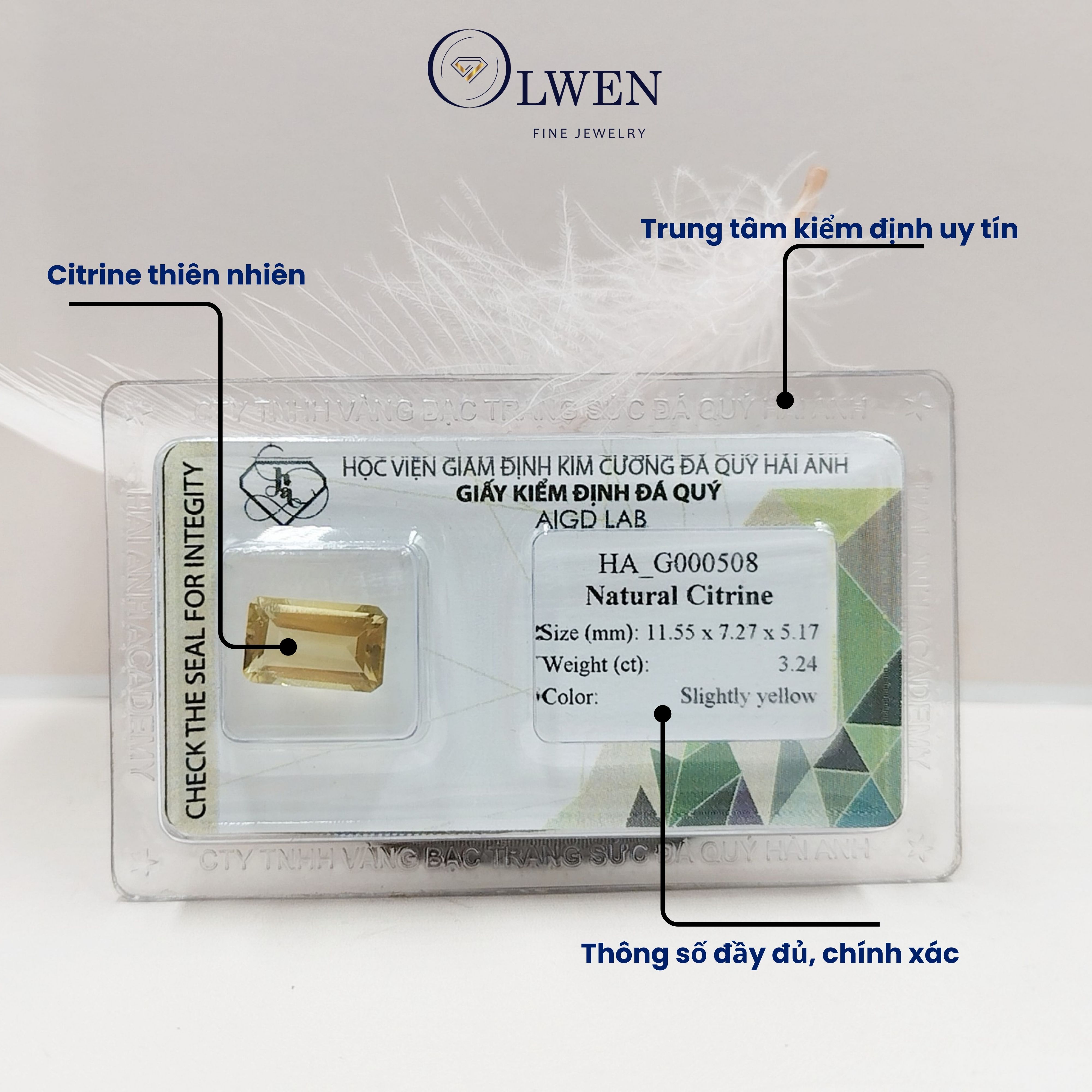 Viên đá thạch anh vàng thiên nhiên_HA-G000508