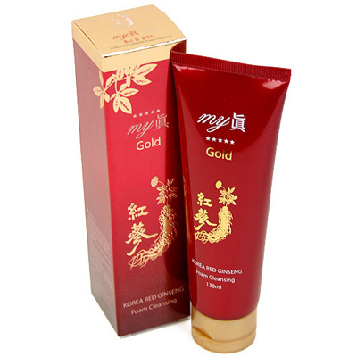 Sữa rửa mặt hồng sâm đỏ My Gold 130ml xuất xứ Hàn Quốc