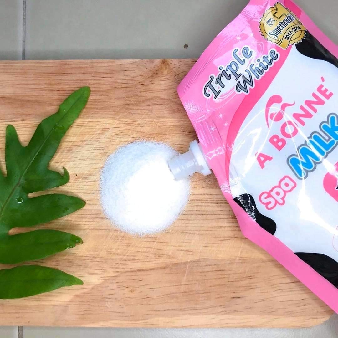 Muối Tắm Sữa Bò Tẩy Tế Bào Chết Cơ Thể, Làm Sáng Da, Dưỡng Da Mịn Màng A Bonne Spa Milk Salt