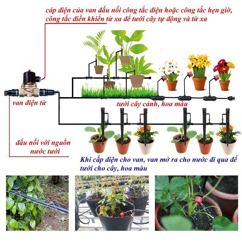 Van điện từ phi 21, phi 27,phi 34 thường đóng 220V, van thoát nước, van nước điều khiển bằng điện