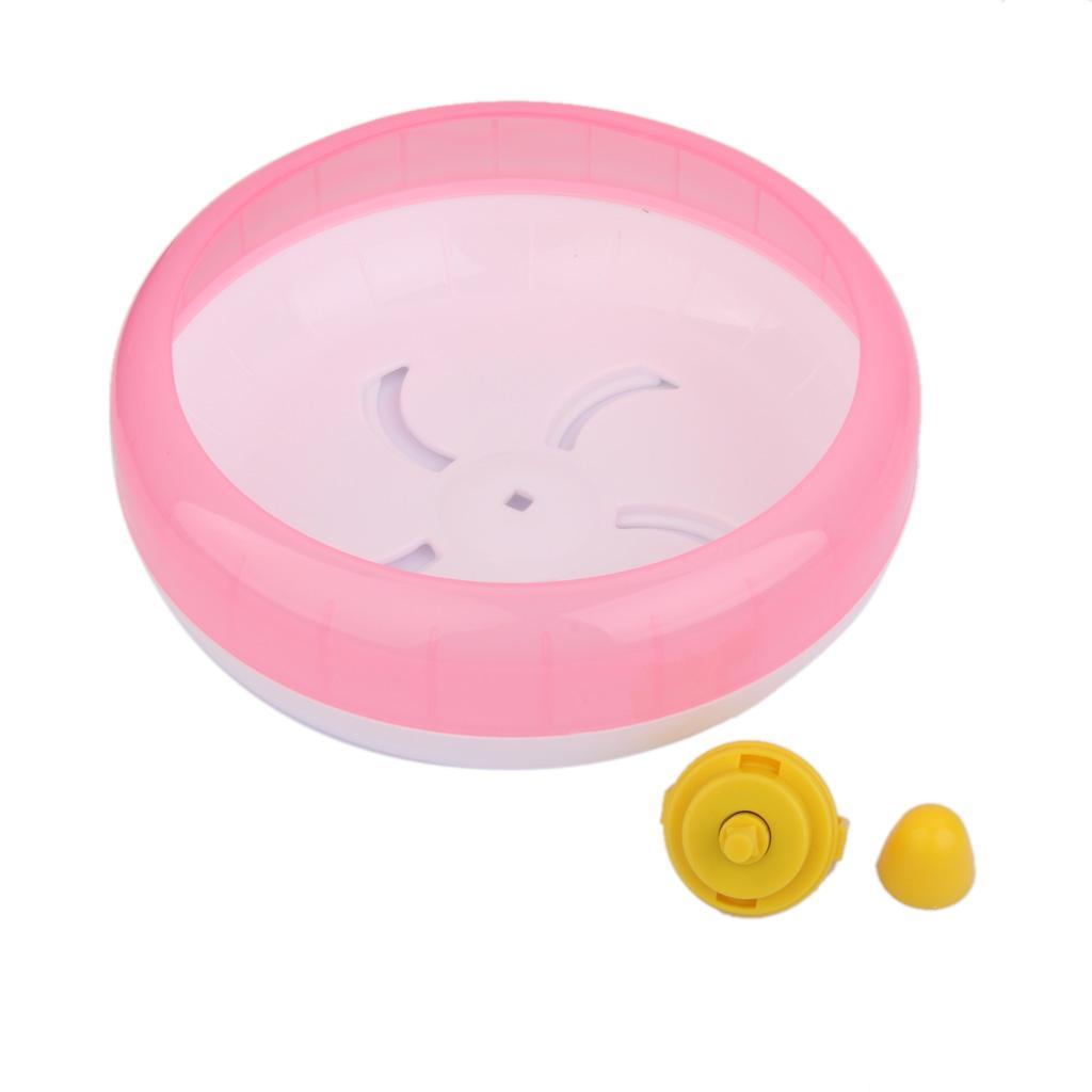 Hamster Gerbil Super Silent Exercise Running Wheel Non-Slip Toy Random Color