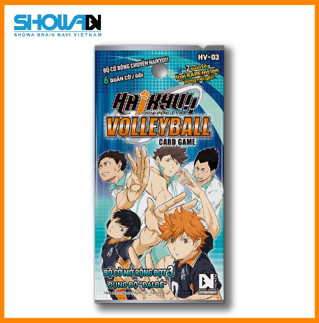 Gói cờ mở rộng HV-03 - Bộ cờ bóng chuyền HAIKYU - 6 Quân cờ / Gói