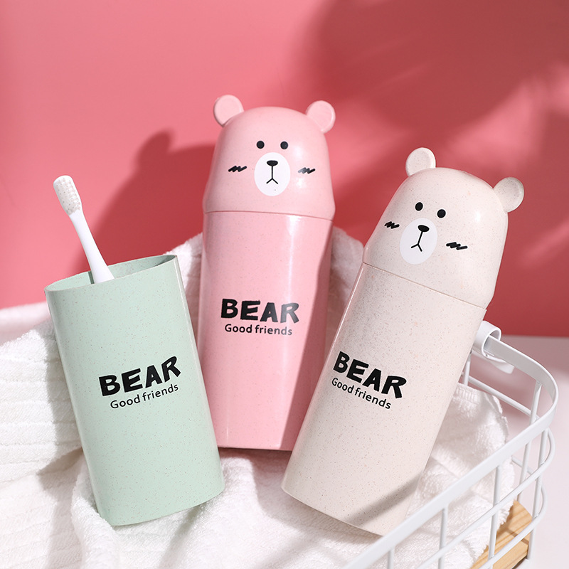 Hộp đựng bàn chải, kem đánh răng BEAR hình gấu