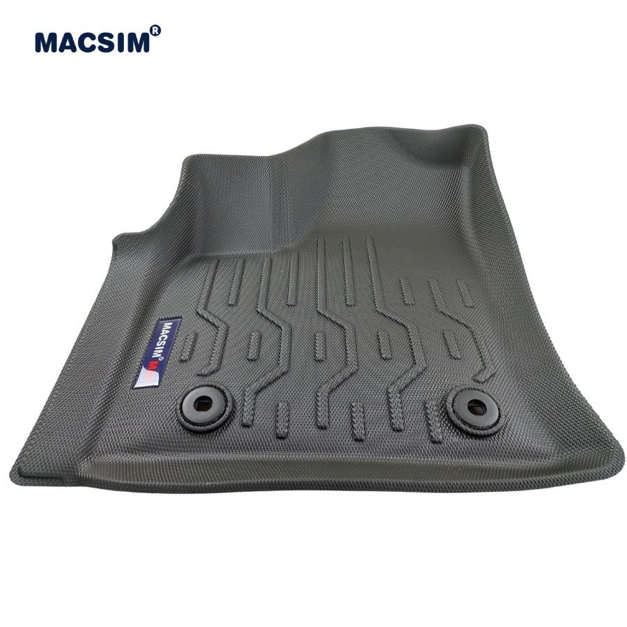 Thảm lót sàn xe ô tô TOYOTA LAND CRUISER 2022- Nhãn hiệu Macsim 3W chất liệu nhựa TPV đúc khuôn cao cấp - màu đen,be